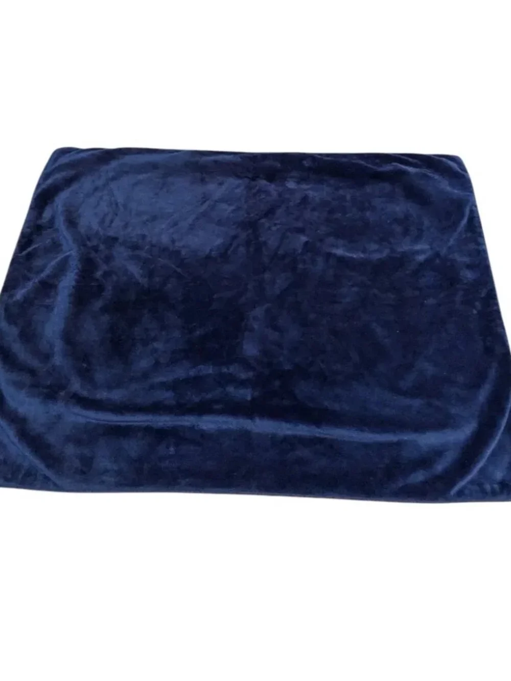 Pottery Barn Kids Pillowcases Blue Velvet Shams Indigo Zippered Cotton Standard